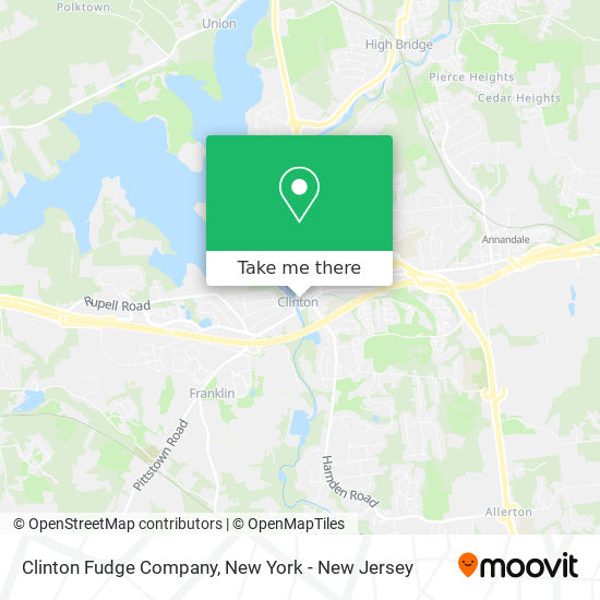 Clinton Fudge Company map