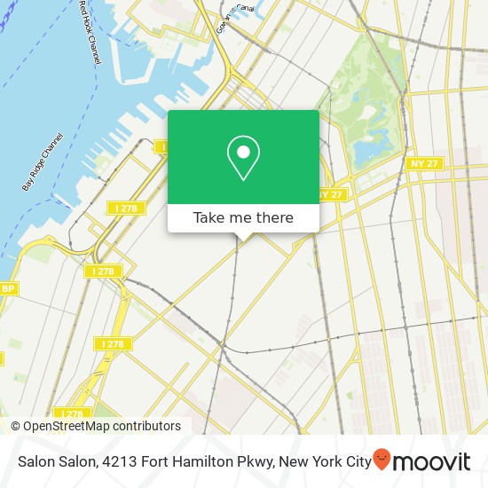 Mapa de Salon Salon, 4213 Fort Hamilton Pkwy