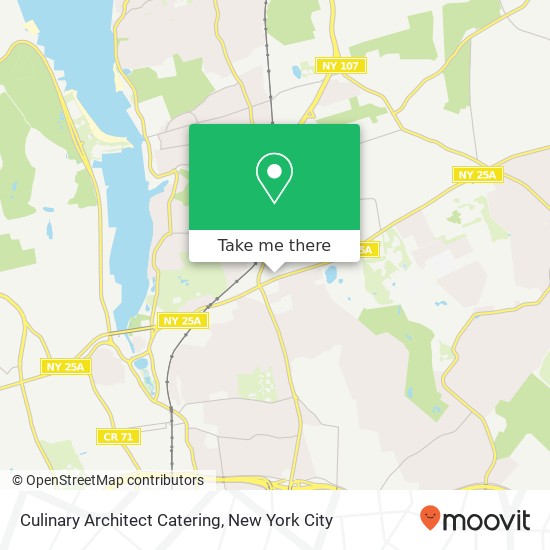 Mapa de Culinary Architect Catering