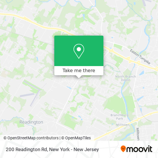 Mapa de 200 Readington Rd