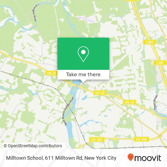Mapa de Milltown School, 611 Milltown Rd