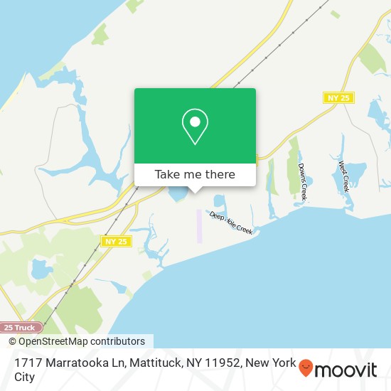 1717 Marratooka Ln, Mattituck, NY 11952 map