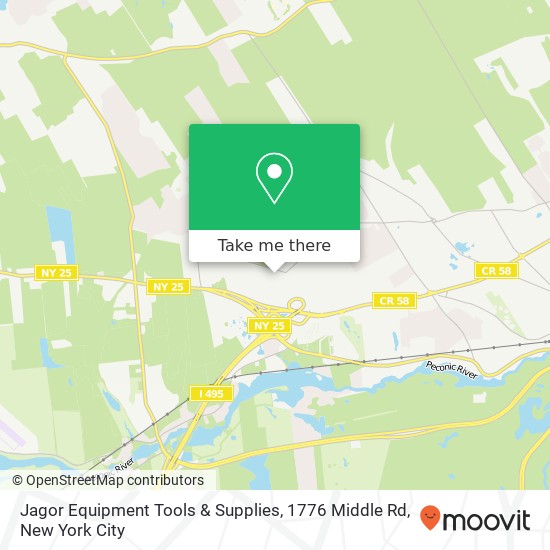 Jagor Equipment Tools & Supplies, 1776 Middle Rd map