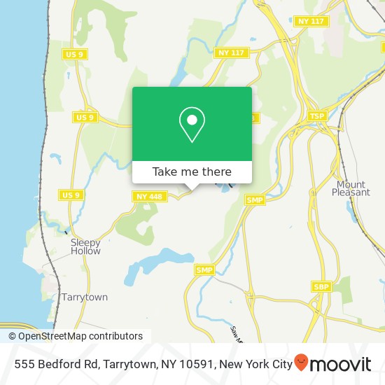 555 Bedford Rd, Tarrytown, NY 10591 map