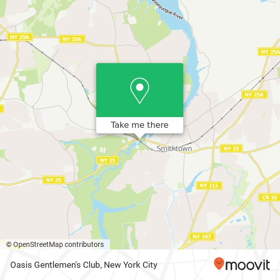 Oasis Gentlemen's Club map