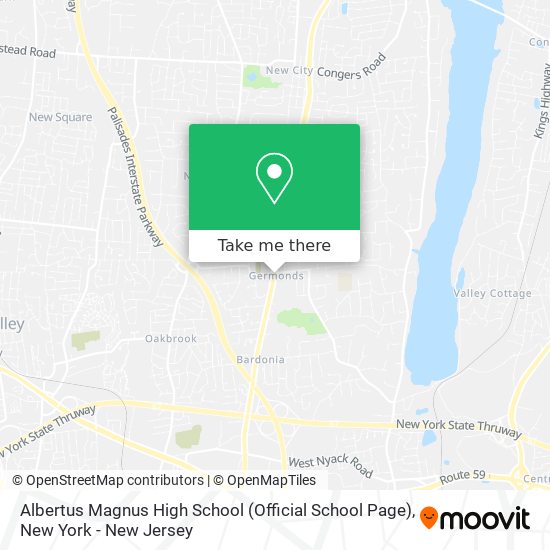 Mapa de Albertus Magnus High School (Official School Page)