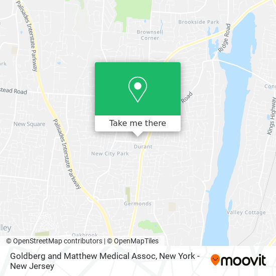 Goldberg and Matthew Medical Assoc map