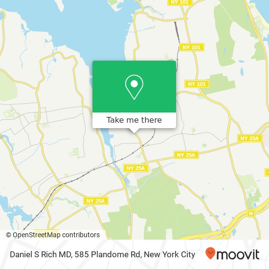 Daniel S Rich MD, 585 Plandome Rd map