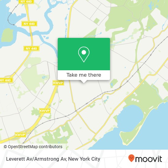 Leverett Av/Armstrong Av map