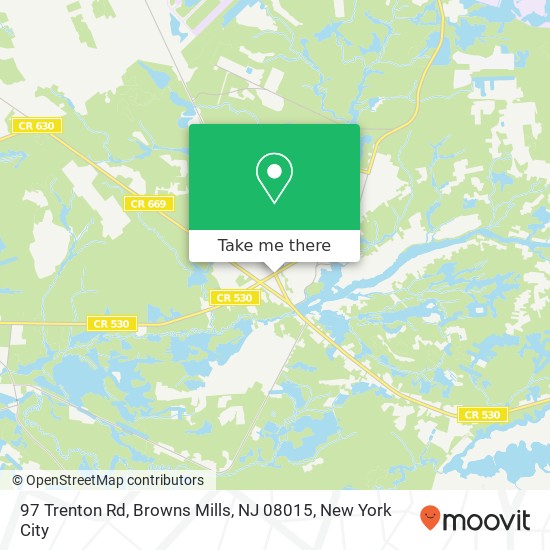 97 Trenton Rd, Browns Mills, NJ 08015 map