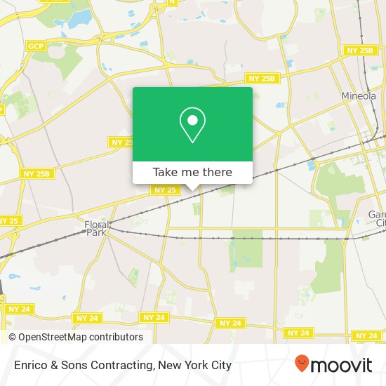 Enrico & Sons Contracting map