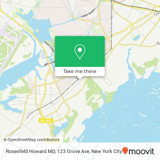 Rosenfeld Howard MD, 123 Grove Ave map
