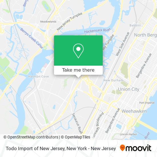 Todo Import of New Jersey map