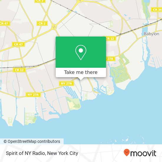 Spirit of NY Radio map