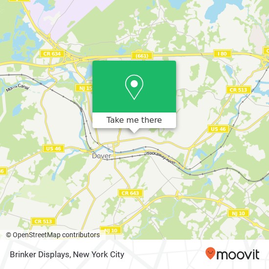 Brinker Displays map