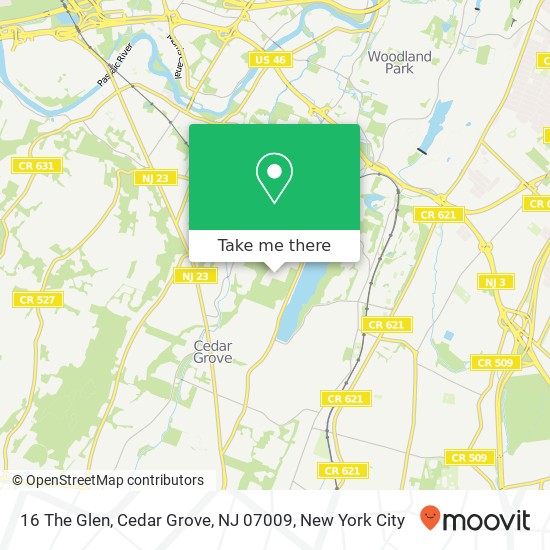 16 The Glen, Cedar Grove, NJ 07009 map