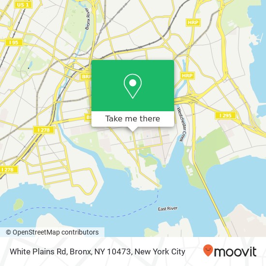 Mapa de White Plains Rd, Bronx, NY 10473