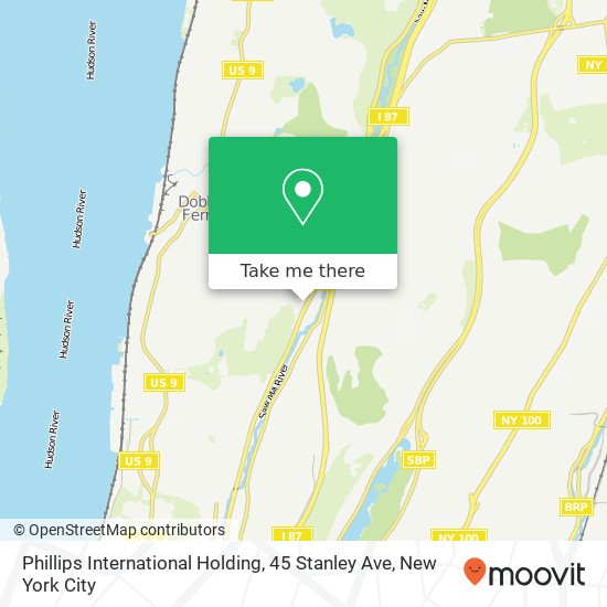 Mapa de Phillips International Holding, 45 Stanley Ave