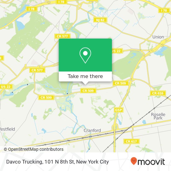 Davco Trucking, 101 N 8th St map