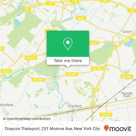 Draycon Transport, 251 Monroe Ave map