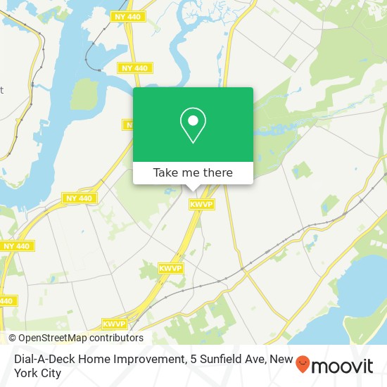 Dial-A-Deck Home Improvement, 5 Sunfield Ave map