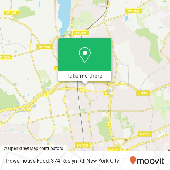 Powerhouse Food, 374 Roslyn Rd map