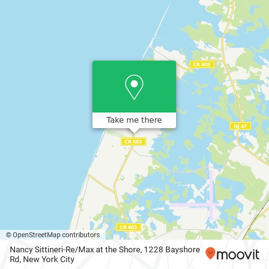 Nancy Sittineri-Re / Max at the Shore, 1228 Bayshore Rd map