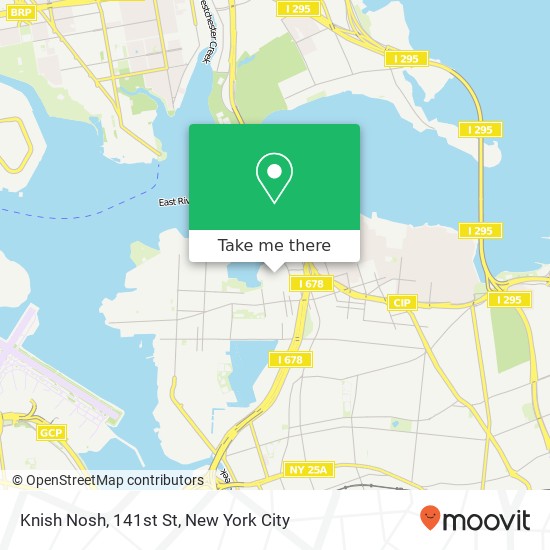 Knish Nosh, 141st St map