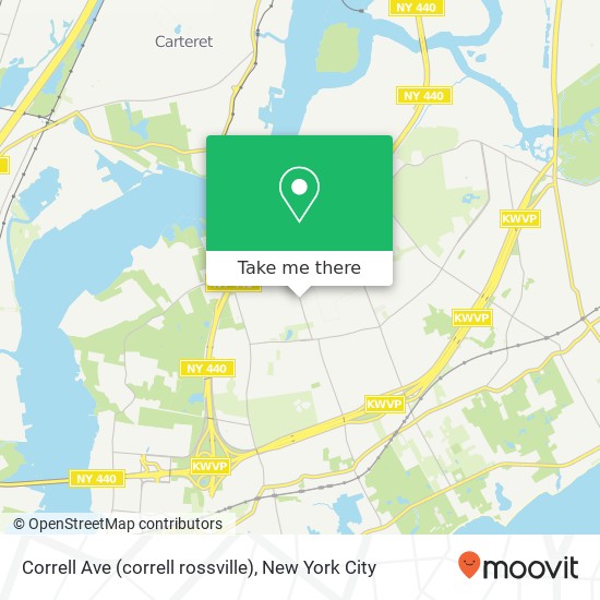 Mapa de Correll Ave (correll rossville), Staten Island, NY 10309