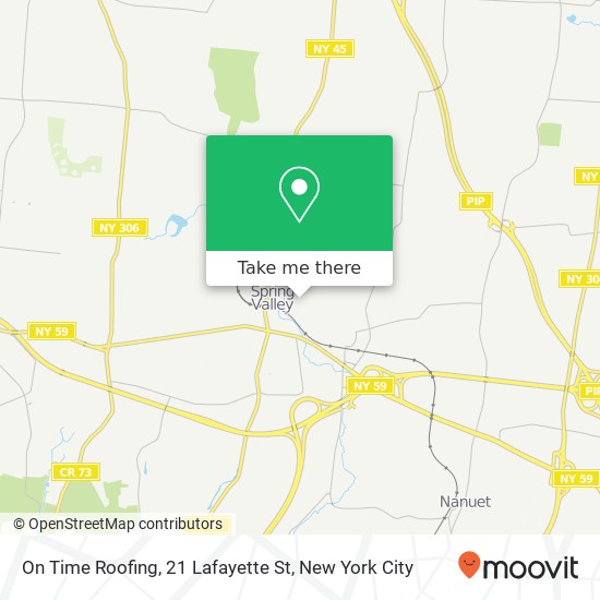 On Time Roofing, 21 Lafayette St map