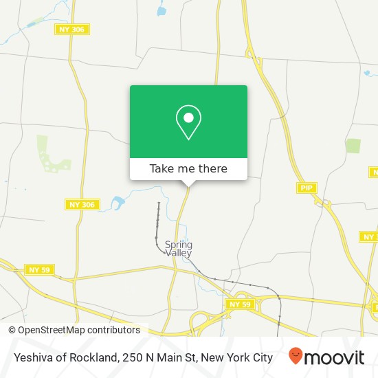 Yeshiva of Rockland, 250 N Main St map