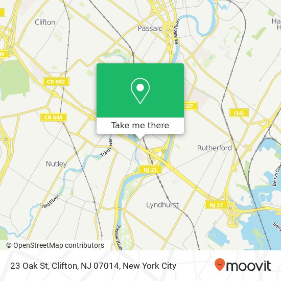 23 Oak St, Clifton, NJ 07014 map