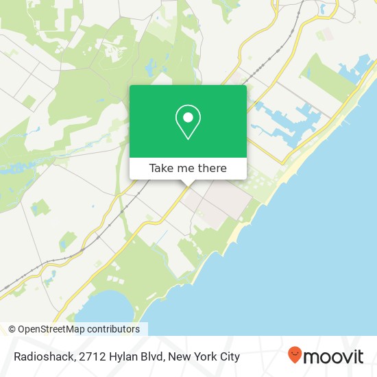 Radioshack, 2712 Hylan Blvd map