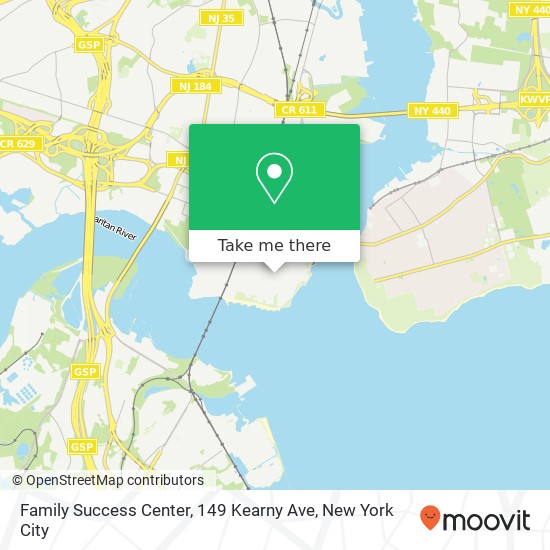 Mapa de Family Success Center, 149 Kearny Ave
