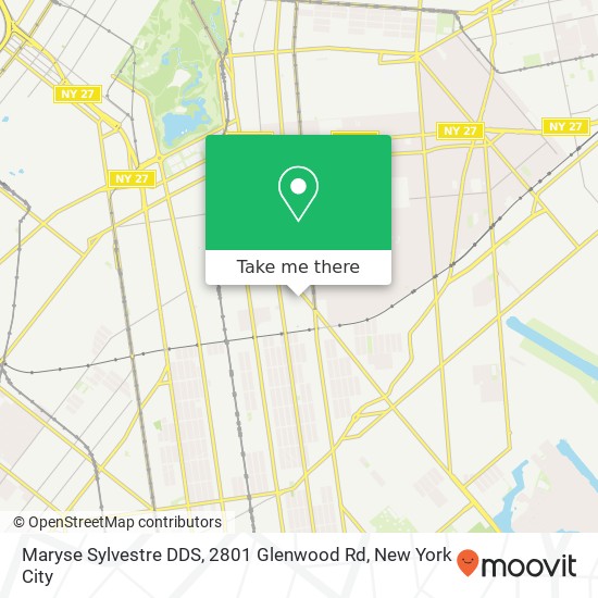 Maryse Sylvestre DDS, 2801 Glenwood Rd map