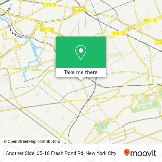 Another Side, 65-16 Fresh Pond Rd map