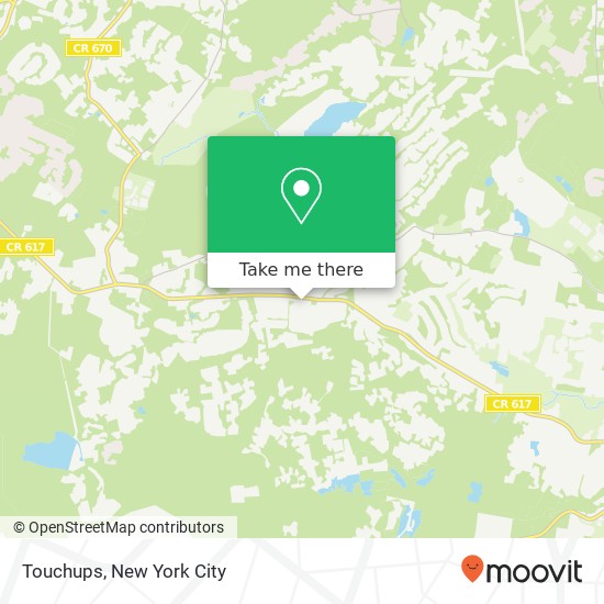 Touchups map