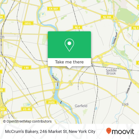 Mapa de McCrum's Bakery, 246 Market St