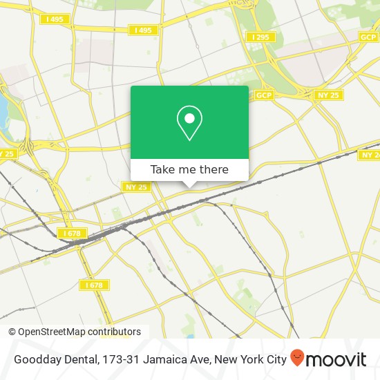 Mapa de Goodday Dental, 173-31 Jamaica Ave