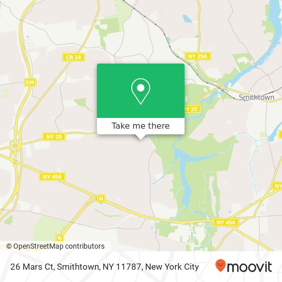 26 Mars Ct, Smithtown, NY 11787 map