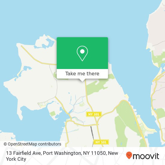 13 Fairfield Ave, Port Washington, NY 11050 map
