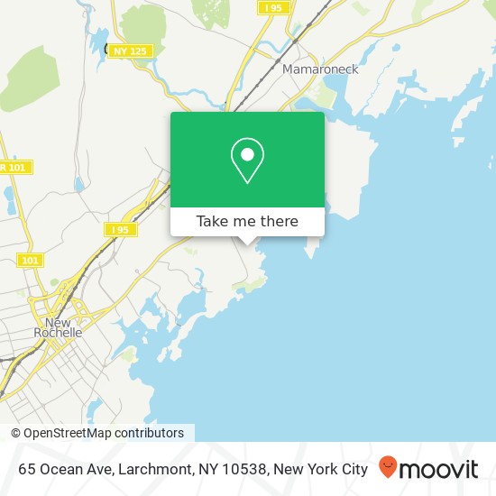 65 Ocean Ave, Larchmont, NY 10538 map