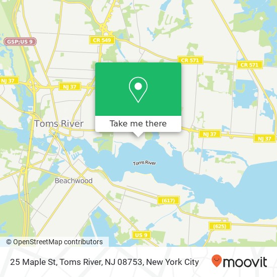 25 Maple St, Toms River, NJ 08753 map