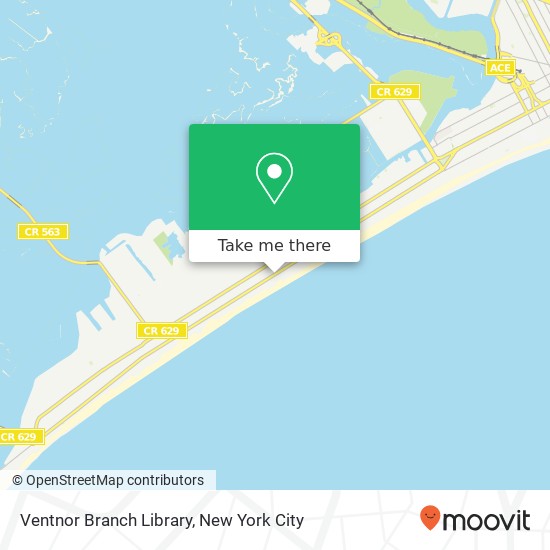 Mapa de Ventnor Branch Library