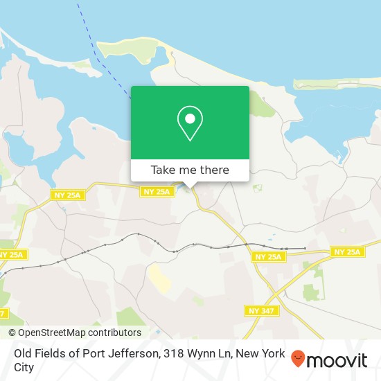 Mapa de Old Fields of Port Jefferson, 318 Wynn Ln