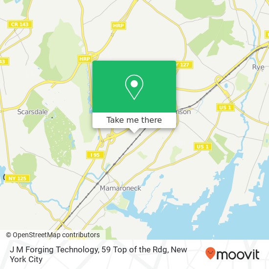 Mapa de J M Forging Technology, 59 Top of the Rdg