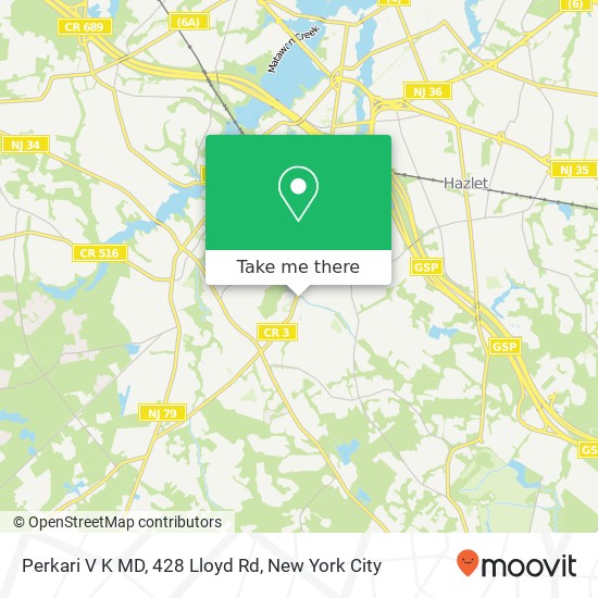 Perkari V K MD, 428 Lloyd Rd map