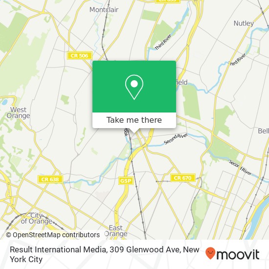 Result International Media, 309 Glenwood Ave map