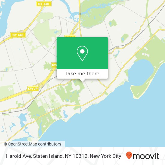 Harold Ave, Staten Island, NY 10312 map