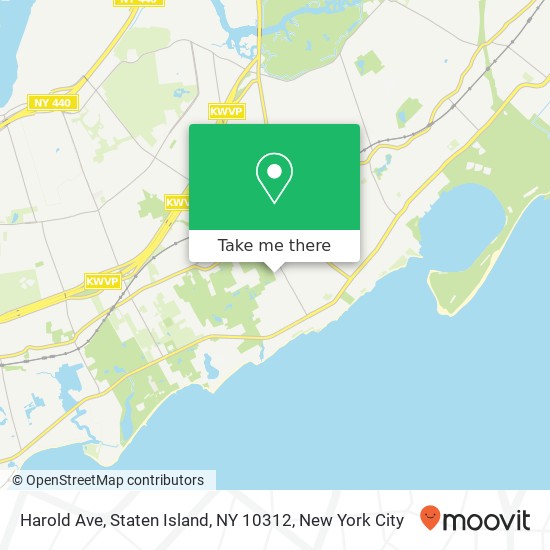 Harold Ave, Staten Island, NY 10312 map